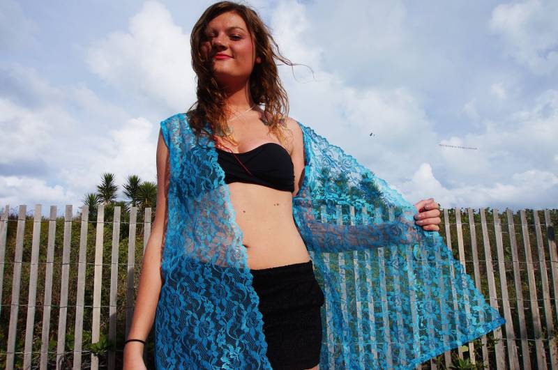 In Blue Lace Cardigan Luftiger In Blue Lace Cardigan Luftiger von TriSacral