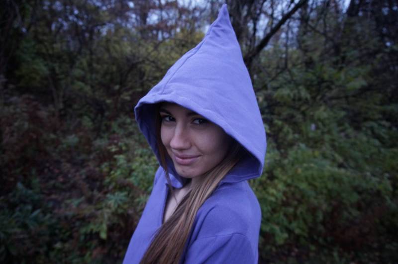 Lavendel Traum Fleece Pixie Hoodie Lavendel Traum Fleece Pixie Hoodie von TriSacral