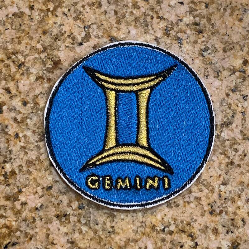 Zwillinge Patch | Sternzeichen Gemini Gestickt Besticktes von Triafinity