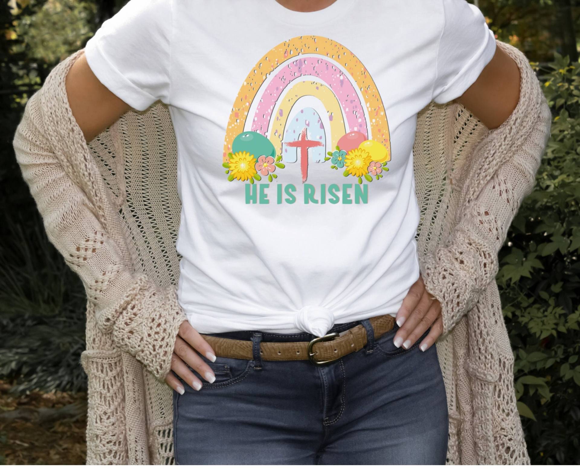 Er Ist Auferstanden Osterhemd, Christliches Oster-T-Shirt, Oster-Shirt Für Frau, Männer, Kinder Er Ist Auferstanden Osterhemd, Christliches Oster-T-Shirt, Oster-Shirt Für Frau, Männer, Kinder von TriangleRanchDesigns