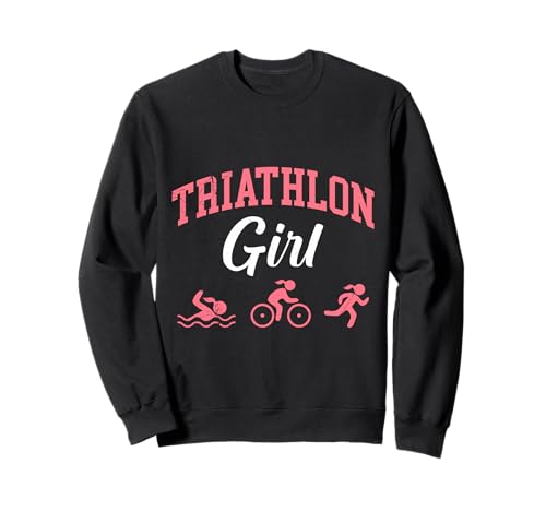 Triathletin TRIATHLON GIRL Lustiges Triathletik Sweatshirt Triathletin TRIATHLON GIRL Lustiges Triathletik Sweatshirt von Triathlon Geschenke Frauen Shirt Triathleten
