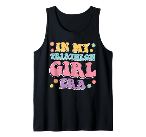 Triathlon IN MY TRIATHLON GIRL ERA Lustiges Triathlon Tank Top von Triathlon Geschenke Frauen Shirt Triathleten