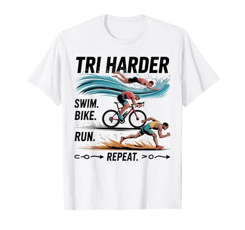 Triathlon Bikes Triathlon Damen Schwimmen Bike Run Triathlon T-Shirt von Triathlon Must Haves Athlete Mens Triathlon Gear