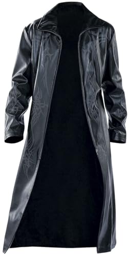 Tribal Coat Männer Kunstledermantel schwarz M 55% Polyurethan, 45% Viskose Industrial Tribal Coat Männer Kunstledermantel schwarz M 55% Polyurethan, 45% Viskose Industrial von Tribal Coat