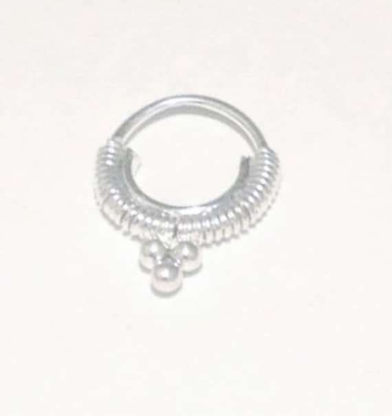 Verkauf Prisma 1 Silber Septum Nase Ring | Piercing Nps4 Verkauf Prisma 1 Silber Septum Nase Ring | Piercing Nps4 von TribalGoddessLove