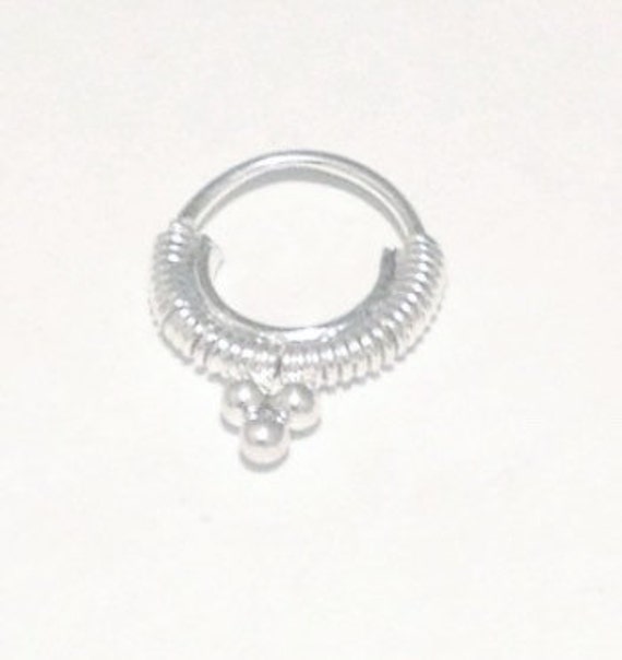 Verkauf Prisma 1 Silber Septum Nase Ring | Piercing Nps4 Verkauf Prisma 1 Silber Septum Nase Ring | Piercing Nps4 von TribalGoddessLove