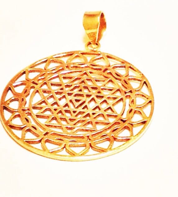 Verkauf Sri Yantra Anhänger Verkauf Sri Yantra Anhänger von TribalGoddessLove