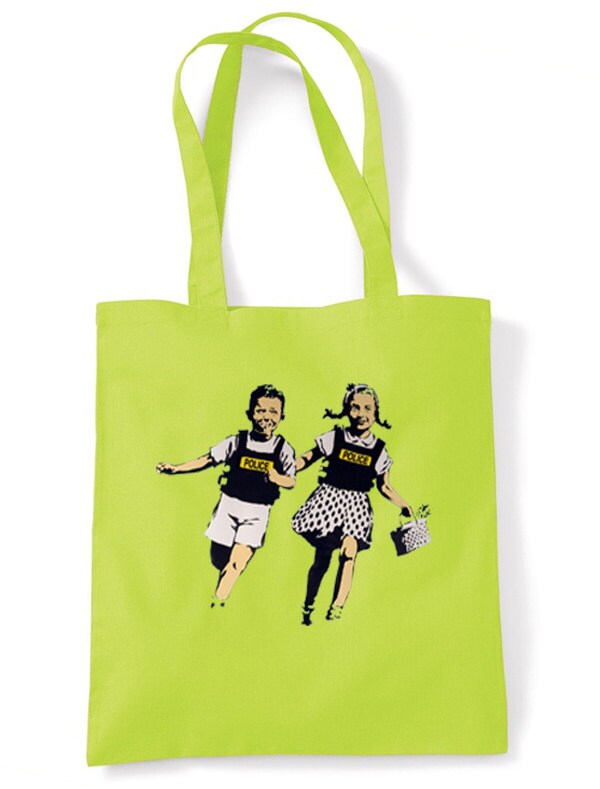 Banksy Jack & Jill Tote Einkaufstasche von Tribaltshirts