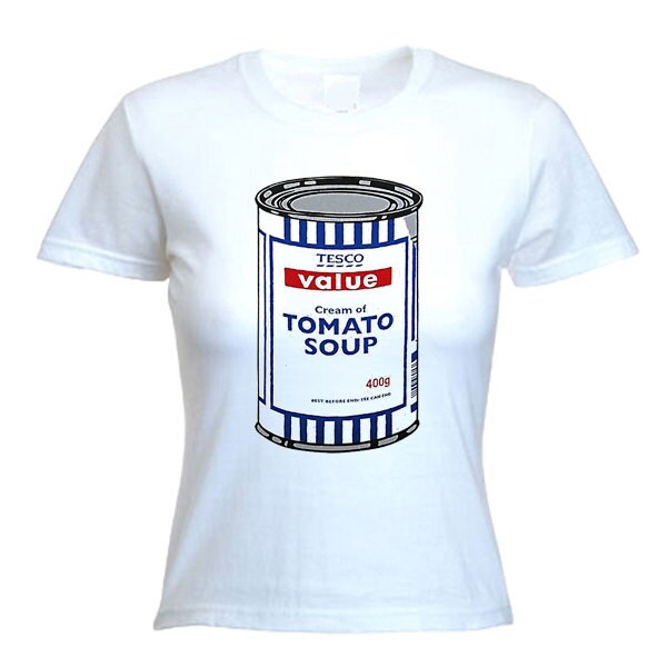 Banksy Suppe Damen T-Shirt von Tribaltshirts