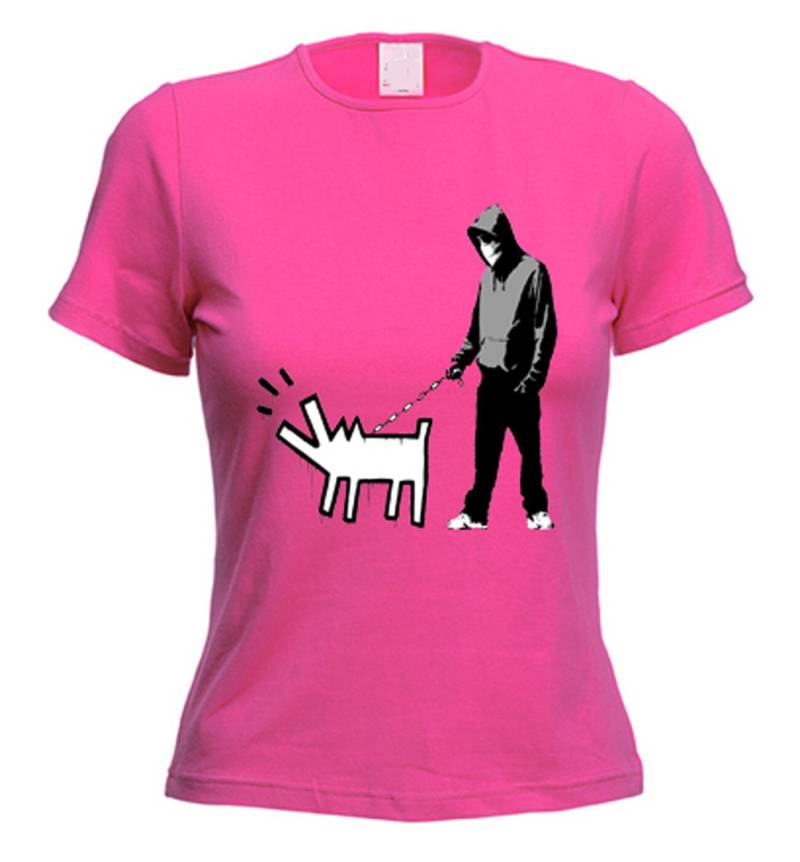 Banksy Wählen Sie Ihre Waffe Damen T-Shirt von Tribaltshirts