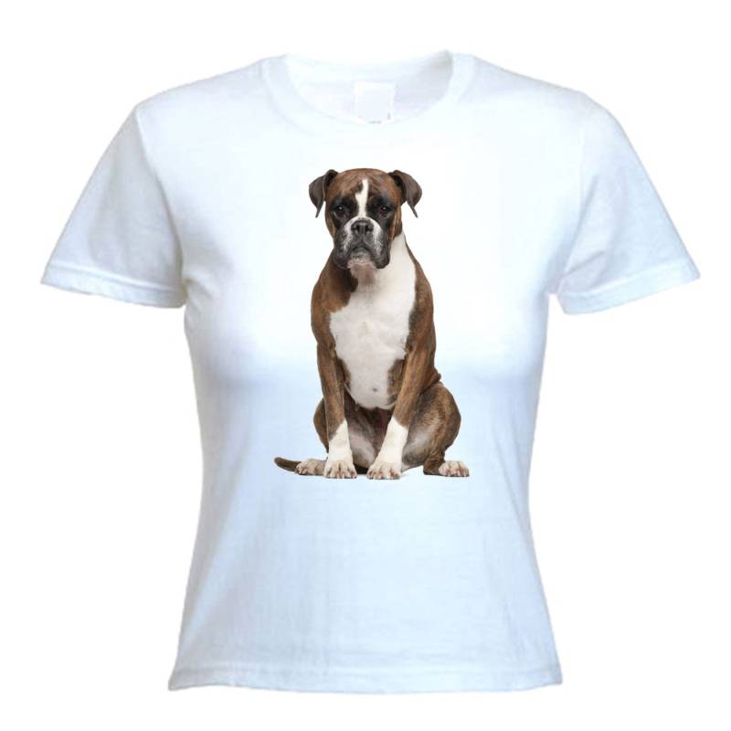 Boxer Hund Damen T-Shirt von Tribaltshirts