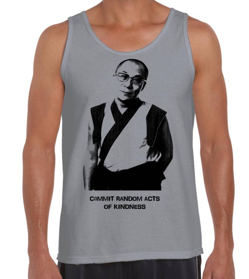 Dalai Lama Zufällige Akte Der Freundlichkeit Herren Weste Tank Top - Buddhismus Buddha Tibet von Tribaltshirts