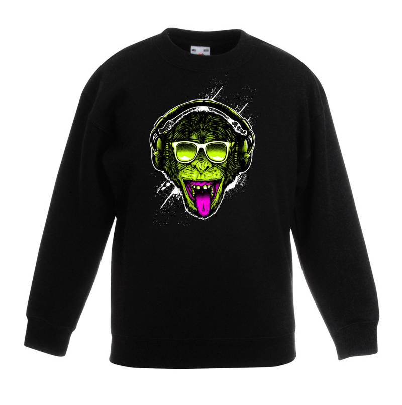 Funky Affe Dj Kinder Unisex Pullover Sweatshirt - Dschungel Tier Funky Affe Dj Kinder Unisex Pullover Sweatshirt - Dschungel Tier von Tribaltshirts