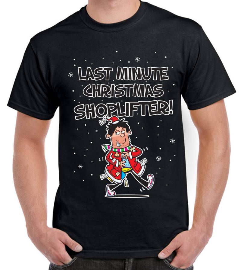 Last Minute Weihnachten Ladendieb Funnty Herren T-Shirt von Tribaltshirts