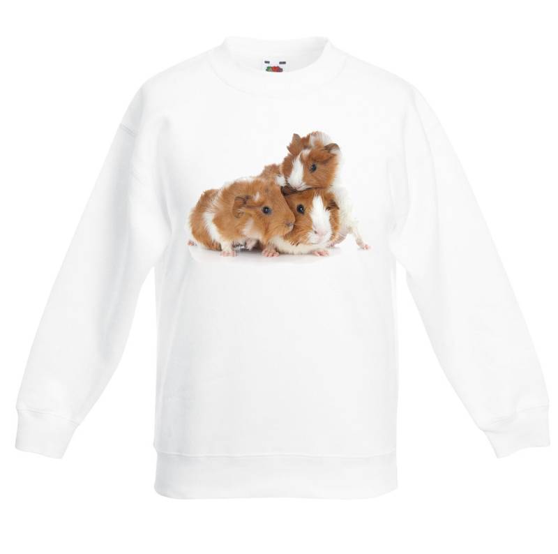 Meerschweinchen Familie Kinder Unisex Pullover Sweatshirt - Haustiere Tier Süße Geburtstagsgeschenk von Tribaltshirts