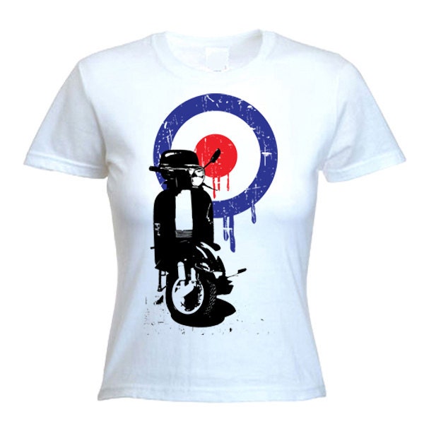 Mod Target Scooter Damen T-Shirt von Tribaltshirts