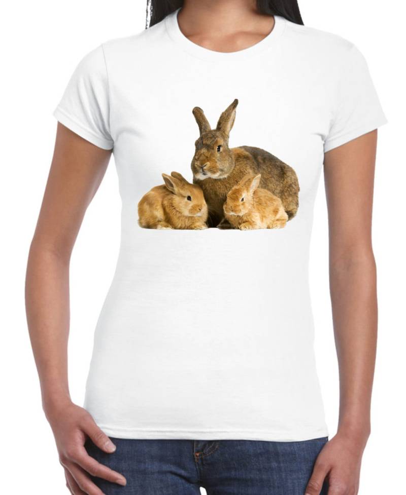 Mutter Kaninchen Damen T-Shirt von Tribaltshirts