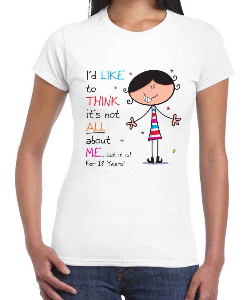 Nicht Alles Über Mich Seit 18. Geburtstag Damen T-Shirt von Tribaltshirts