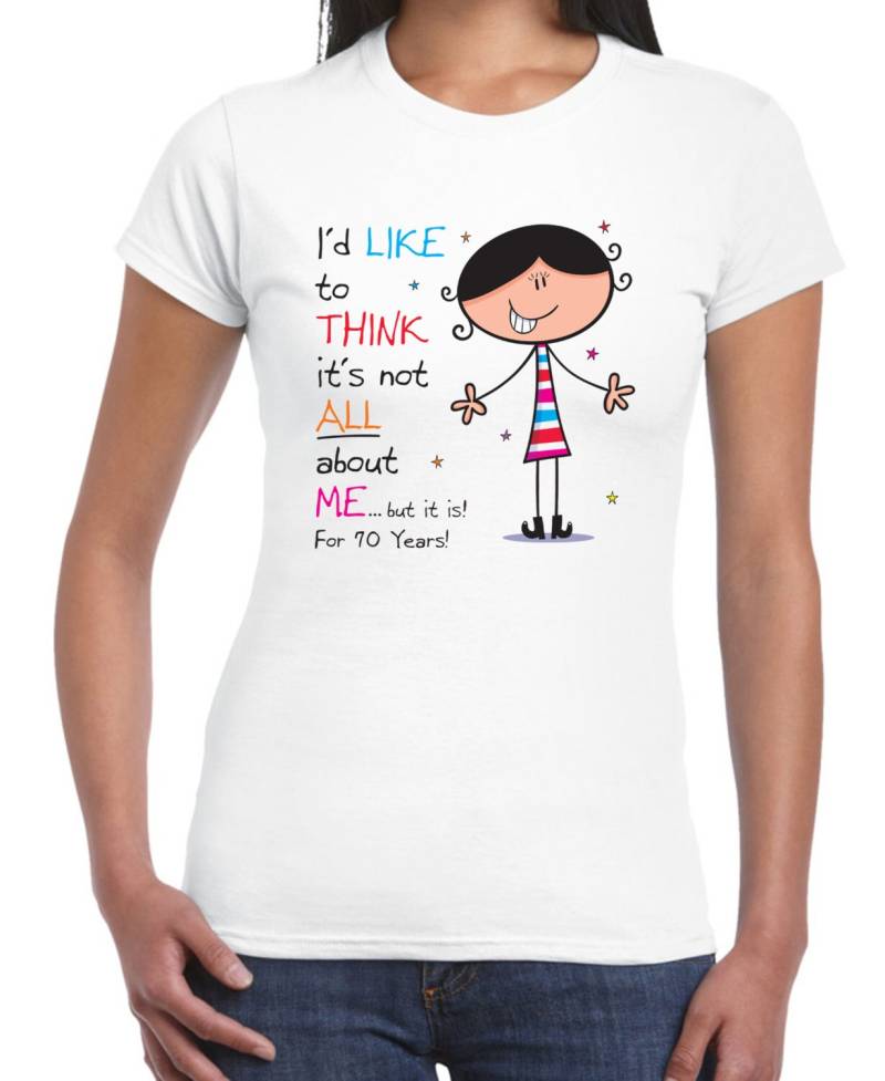 Nicht Alles Über Mich Seit 70. Geburtstag Damen T-Shirt von Tribaltshirts