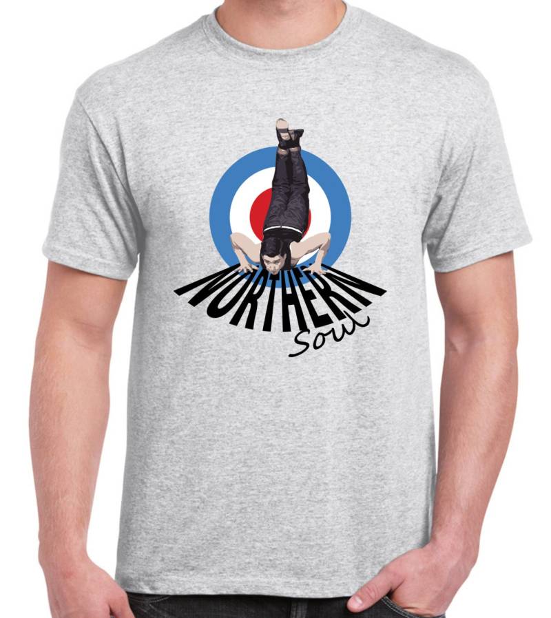 Northern Soul Dancer Mod Target Herren T-Shirt von Tribaltshirts