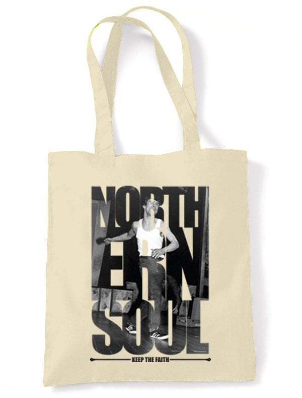 Northern Soul Keep The Faith Tote Einkaufstasche von Tribaltshirts