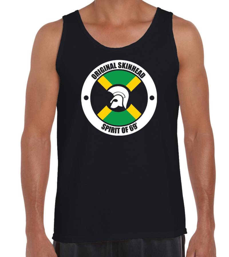 Original Skinhead Spirit Of "69 Herren Weste Tank Top - Ska Jamaican Oioi Rude Boy von Tribaltshirts