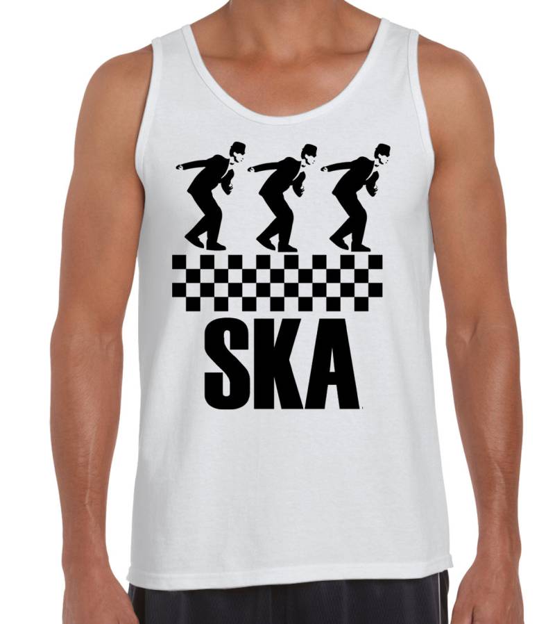 Ska Tänzer Herren Weste Tank Top - Skinhead Jamaika Reggae Oioi von Tribaltshirts