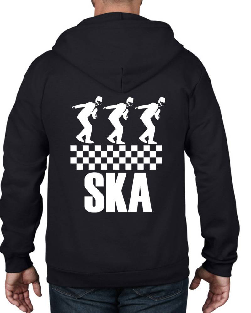 Ska Tänzer Voller Zip Hoodie von Tribaltshirts