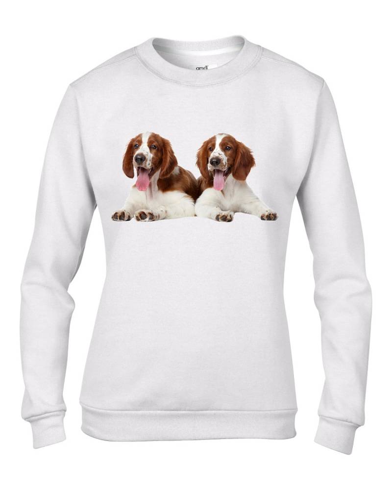 Springer Spaniel Damen Sweatshirt Pullover - Hunde Haustiere Hund Süße Tiere Geburtstagsgeschenk von Tribaltshirts