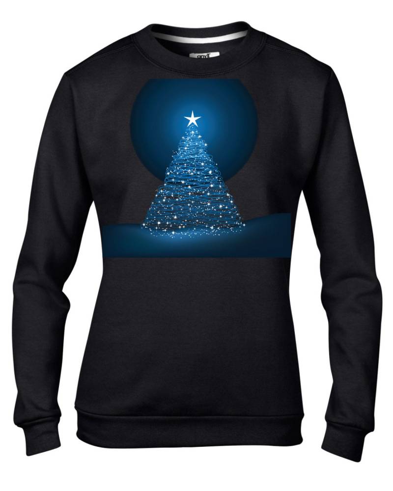 Weihnachtsbaum Damen Weihnachten Sweatshirt Pullover von Tribaltshirts