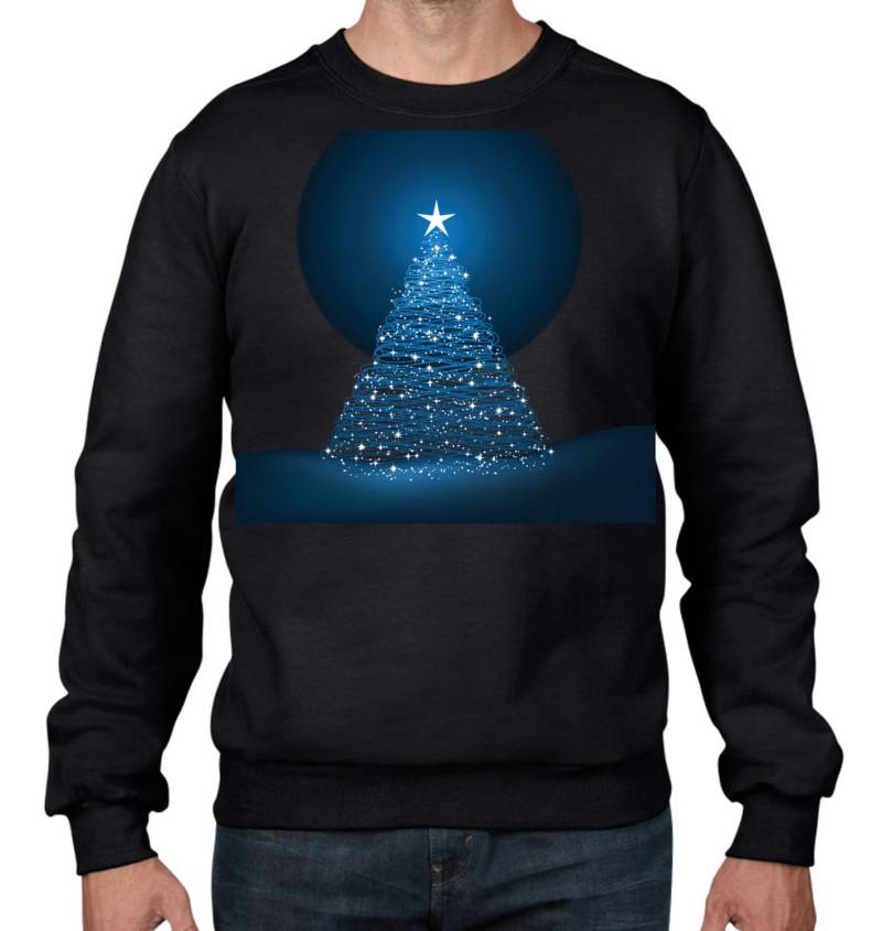 Weihnachtsbaum Herren Sweatshirt Pullover Weihnachten von Tribaltshirts