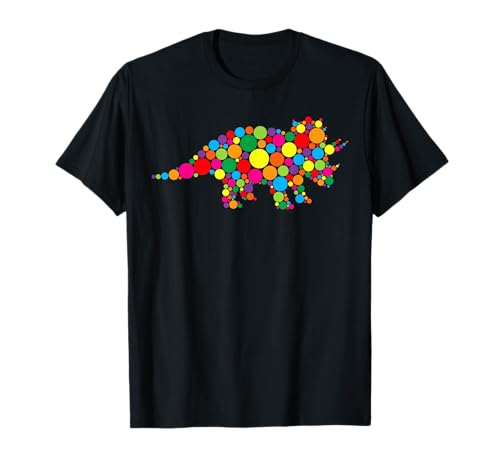 Niedlicher Dino-Triceratops Polka Dot Art Student Dot Day Jungen Kind T-Shirt von Triceratops Lovers Fans Happy Dot Day Boys