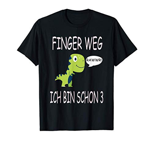 Dinosaurier Kindergarten 3 Jahre Jungen Mädchen Dino T-Rex T-Shirt Dinosaurier Kindergarten 3 Jahre Jungen Mädchen Dino T-Rex T-Shirt von Triceratops Outfit Geschenkidee Kindergeburtstag