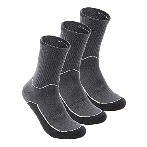 Wandersocken Herren Arbeitssocken Damen Trekking-Socken Sportsocken 3 Paar (43-46) von Tricetops