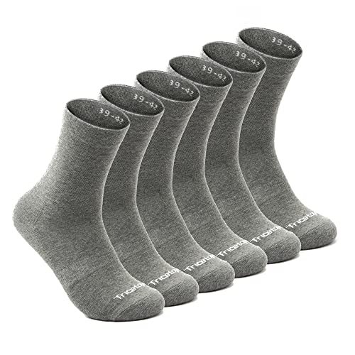 Wandersocken Herren Arbeitssocken Damen Trekking-Socken Sportsocken 6 Paar (39-42) von Tricetops