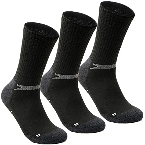 Wandersocken für Herren, Damen, 3 Paar, Trekking-Socken, Atmungsaktiv, Funktionssocken, Arbeitssocken, Coolmax Laufsocken, Sportsocken (39-42) von Tricetops