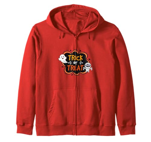 Trick Treat Shirt mit süßem Geist und Mama, Halloween-Grafik Kapuzenjacke von Trick Treat Tee Shirts Tee Shirts Tee Shirts
