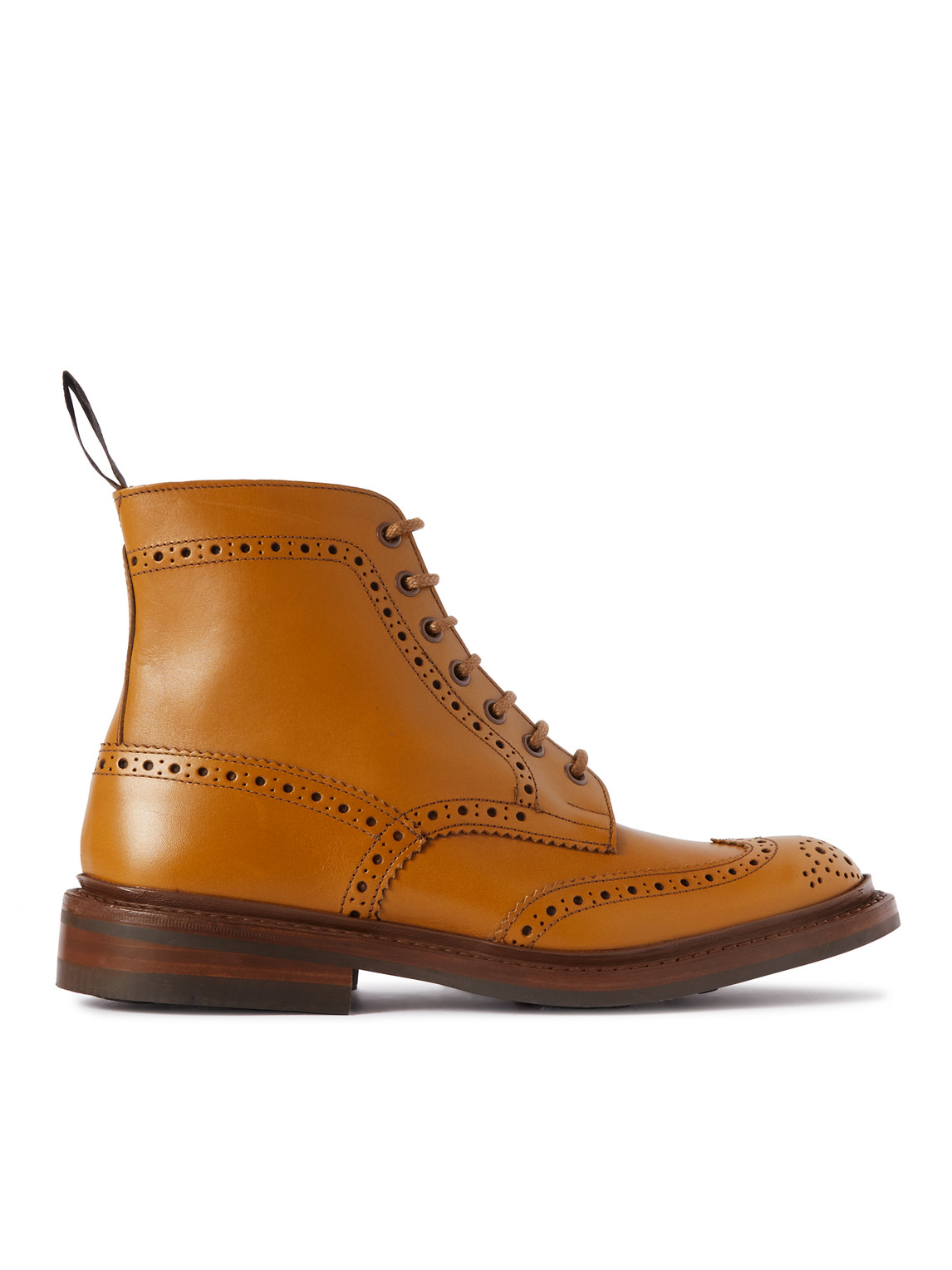 Tricker's - Stow Leather Brogue Boots - Men - Brown - UK 9.5 von Tricker's