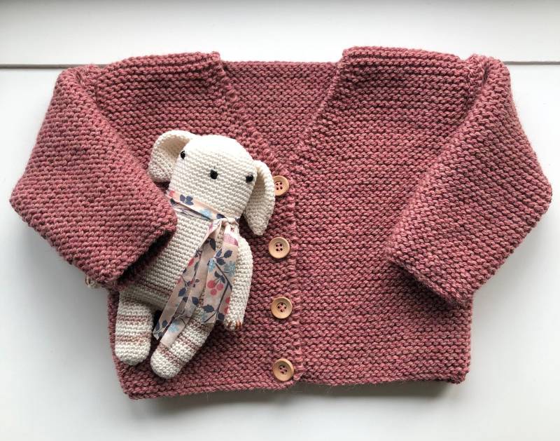 Handgestrickte Babyweste von TricotCheriBoutique