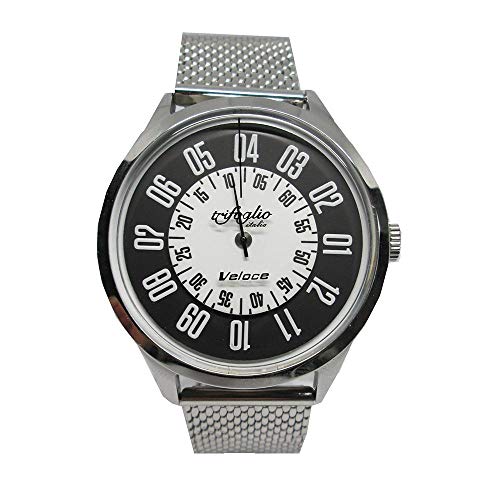 Trifoglio Italia Uhr Analog Automatik Stahl Stahlnetz Veloce von Trifoglio Italia