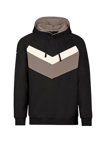 Hoodie mit farbigen Elementen von Trigema