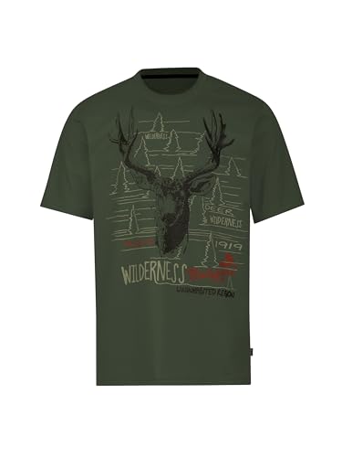 T-Shirt mit großem Hirsch-Print von Trigema