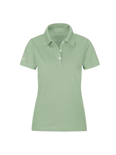 TRIGEMA Damen 521603 Polohemd, Green Tea, Small von Trigema