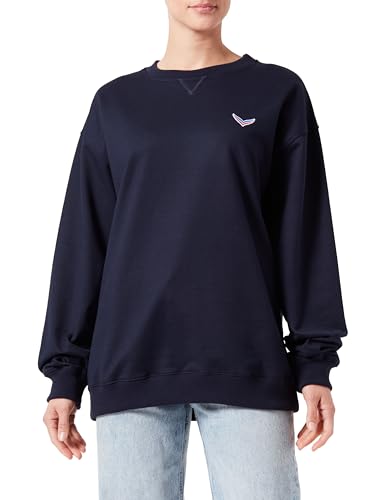 TRIGEMA Oversized Sweatshirt mit Logo-Patch von Trigema