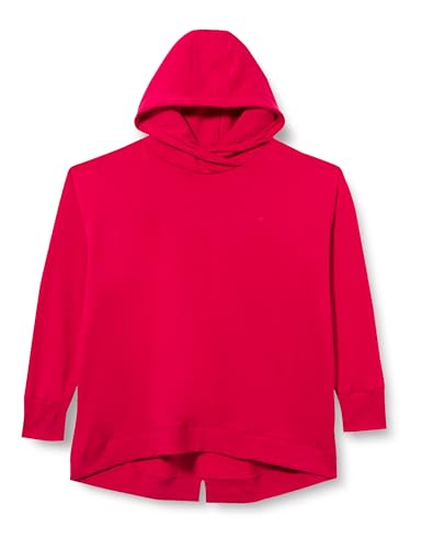 TRIGEMA Damen 577908 Kapuzenpullover, Magenta, Navy, Seegras, XL von Trigema