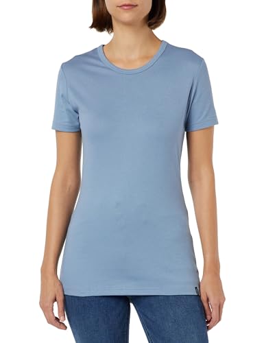 TRIGEMA Damen T-Shirt mit Elastan - figurbetont geschnitten (Slim Fit) - elastisch - Rundhals-Ausschnitt -502201 von Trigema