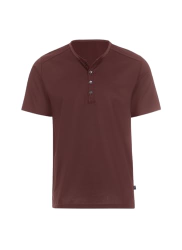 TRIGEMA T-Shirt mit Knopfleiste Deluxe Baumwolle von Trigema