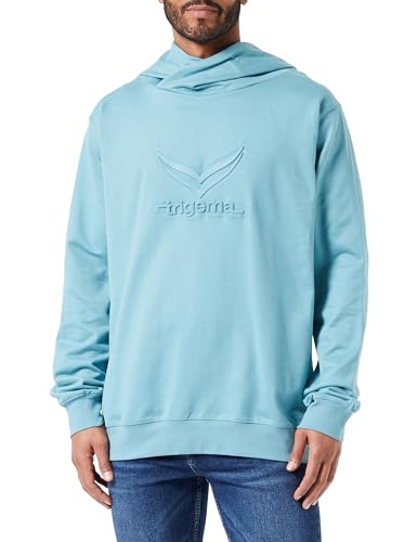 TRIGEMA Herren 574913223 Kapuzenpullover, Seegras, L von Trigema