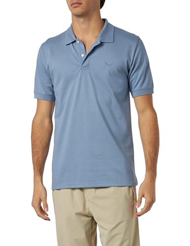 TRIGEMA Herren 627601 Polohemd, Pearl-Blue, XL von Trigema