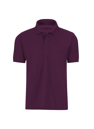 TRIGEMA Herren 627602 Polohemd, Aubergine, 58 von Trigema